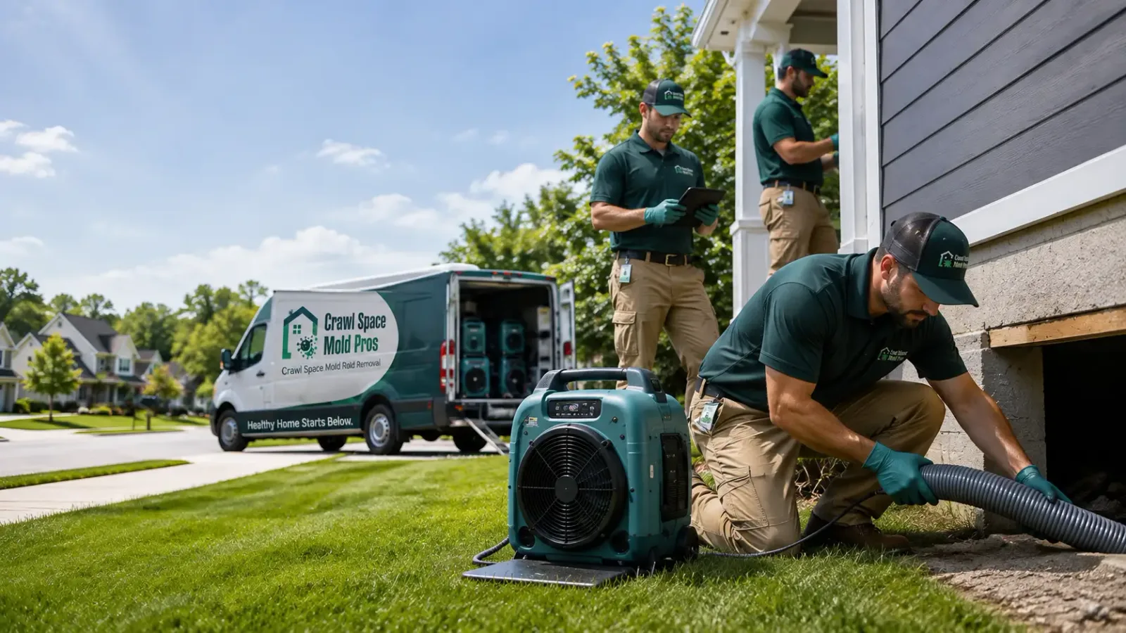 Crawl Space Mold Removal in Greenbush, MN
